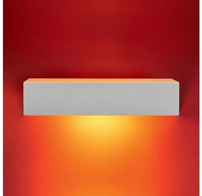 Nástenné svietidlo CEGIELKA 1xE14/12W/230V sadra/biela