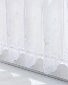 Vitrážková záclonka žakárová Floral výška 40 cm na metre