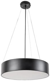 RABALUX Závesné moderné osvetlenie RENATA, 3xE27, 10W, 45cm, okrúhle, čierne