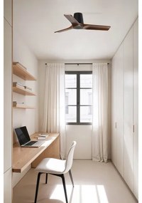 FARO 33837 - Stropný ventilátor HEYWOOD TUB borovica/čierny pr. 90 cm + DO