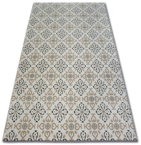 Kusový koberec ARGENT - W4949 kvety, krémový