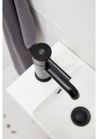 KFA Armatura 5032-815-81 - Umývadlová batéria + výpust MOZA 15,2 cm matná čierna