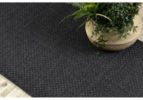 Kusový koberec Dobela čierny atyp 70x300cm