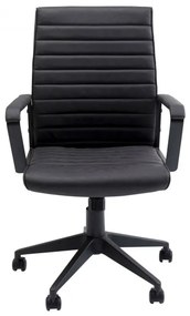 KARE DESIGN Kancelárska stolička Labora Noir 105 × 57 × 61 cm