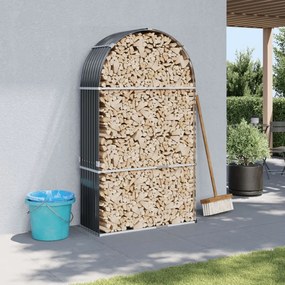 Držiak na drevo, antracitový, 120x45x210 cm, pozinkovaná oceľ 364562