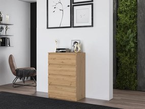 Komoda Musecalo 2 (dub artisan). Akcia -17%. Vlastná spoľahlivá doprava až k Vám domov. 1132788