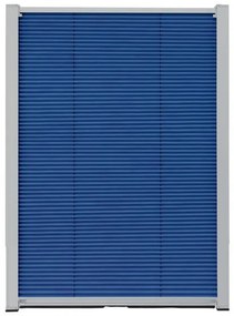 Livarno home Tepelnoizolačná plisovaná žalúzia na strešné okná Velux, 49,3 x 94 – 116 cm (modrá)  (100328943)