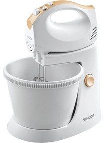 Sencor - Ručný šľahač s otočnou misou 500W/230V biela FT0778
