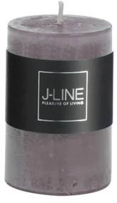Šedá sviečka Granite valec S - Ø 5 * 7,5 cm / 18h
