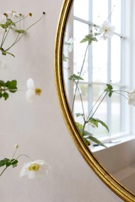 Chic Antique Nástenné zrkadlo Round Décor Edge Ø 60 cm