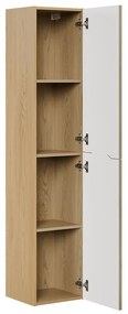 Koupelnová sestava Nordic se skříňkami a zápustnými umyvadly 120 cm dub cremona