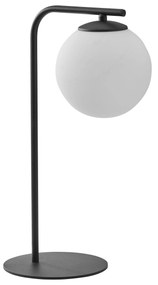 TK-LIGHTING Stolová lampa CELESTE, 1xE27, 60W, guľa, čiernobiela