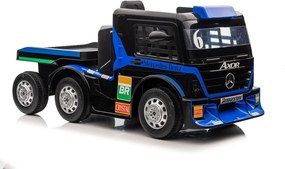 LEAN CARS Elektrické autíčko Mercedes s návesom XMX622B, LCD, tmavomodré