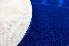 Kúpeľňový koberček Ocean modrý ovál