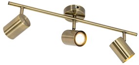 Moderný reflektor bronzový sklápací 3-svetlo - Jeana