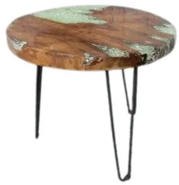 (3080) GLAS HOLZ designový konferenční stolek dřevo/sklo
