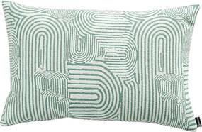 Karin - jednoduchá obliečka, 60x40cm farba produktu zelená látka zapletaná, vzorované