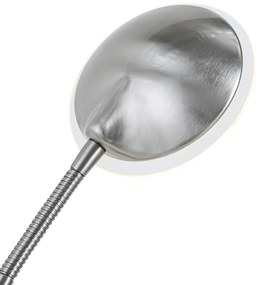 Moderná stolová lampa oceľová vrátane LED - Eva