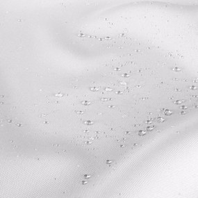 ZÁHRADNÝ VODEODOLNÝ ZÁVES NA PÚTKACH GARDEN 155X240 CM BIELA