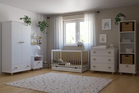 Postieľka LUMI 120x60, biela
