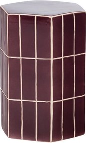 Keramický odkladací stolík 26x30 cm Plu – WOOOD