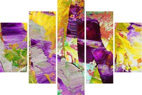 Obraz abstrakcie - maľba (150x105 cm)