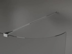 Mexen Kioto, zaoblená sprchová zástena 80 x 200 cm, 8mm číre sklo, chrómový profil, 800-080-101-01-06