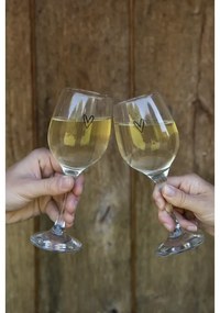 Poháre na víno so srdiečkom - Ø 8*17 cm / 250 ml