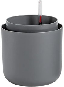 Plastia Samozavlažovací kvetináč Tolita sivá, pr. 16 cm, pr. 16 cm