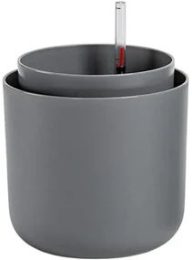 Plastia Samozavlažovací kvetináč Tolita sivá, pr. 16 cm, pr. 16 cm