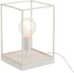 Stolní lampa z bílého kovového rámu Tilde S - Ø 20,5*30,5 cm