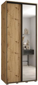 Skriňa 45 Canaris 3 100 artisan/čierna