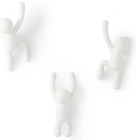 Nástenné plastové háčiky v súprave 3 ks Buddy - Umbra