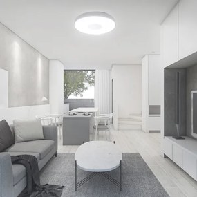 LED Stmievateľné stropné svietidlo LED/40W/230V 3000-6500K 39 cm biela + DO