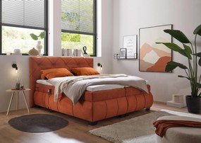 XXXLutz BOXSPRINGOVÁ POSTEĽ, 180/200 cm, koňaková MID.YOU - Online Only spálne - 002220057804