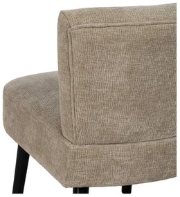 Béžové ženilkové kreslo – Ixia