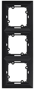 Trojitý rám MEDIUM black 33512