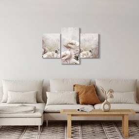 Obraz - Ružové kríky (90x60 cm)