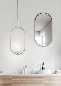 Candellux Mosadzný závesný luster Cordel pre žiarovku G9 31-73457