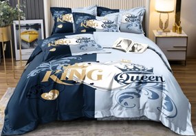 Obliečky King a Queen D Bavlna 7-dielna súprava