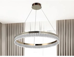 LED stmievateľný krištáľový luster na lanku THALIA LED/55W/230V 3000-6000K + diaľkové ovládanie