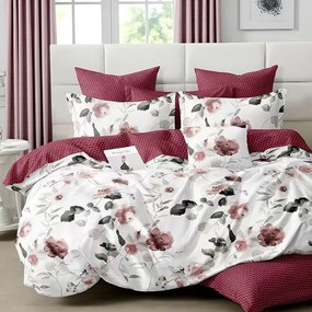 Mikroplyš obliečky Homa MALENA BURGE 7-dielna sada 140x200 cm