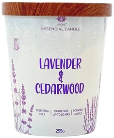 Arome Sviečka v skle s kovovým viečkom 255 g Lavender & Cedarwood
