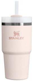 Svetloružová termoska so slamkou z nehrdzavejúcej ocele 600 ml Quencher H2.0 FlowState Tumbler Rose Quartz – Stanley