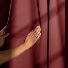 Záves AmeliaHome Blackout s multifunkčnou páskou 140x270 cm ružový