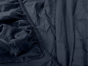 Jersey plachta s lycrou námornícky modrá 180 x 200 cm