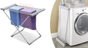Elektrický sušiak na prádlo 120 W s 8 vykurovacími tyčami