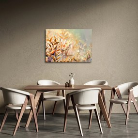 Obraz - Maľované rastliny (70x50 cm)