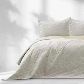 Prešívaný prehoz na posteľ LAILA 170x210 krémový