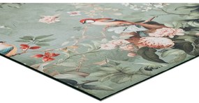 Svetlozelený prateľný behúň 52x200 cm Ricci Monet – Universal